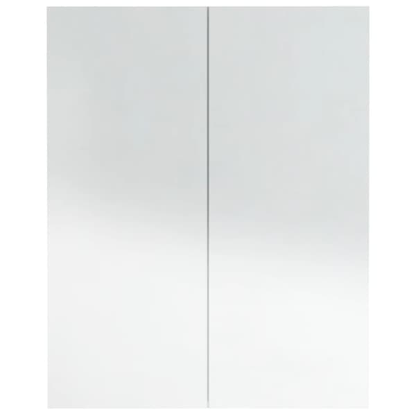 LED kylpyhuoneen peilikaappi 60x15x75 cm MDF kiiltävä valkoinen