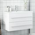 Miniatyrbild 1 av 10: Tvättställ med underskåp vit