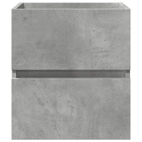 vidaXL Servantskap betonggrå 41x38,5x45 cm konstruert tre