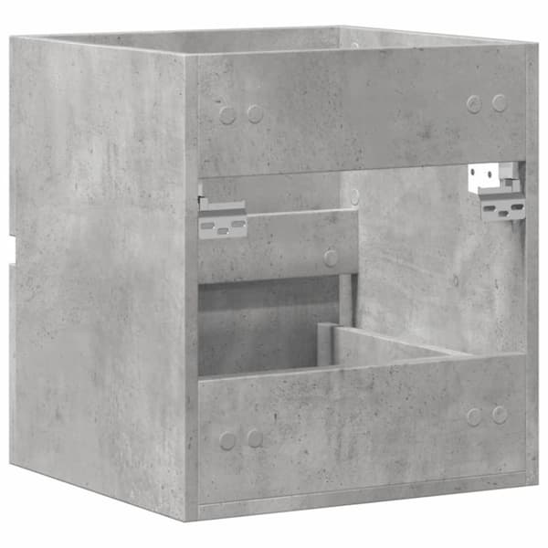 vidaXL Servantskap betonggrå 41x38,5x45 cm konstruert tre