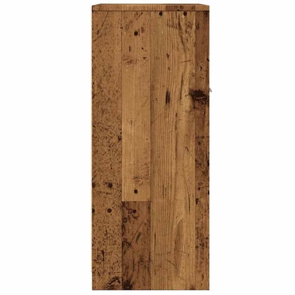 vidaXL Badrumsskåp åldrat trä 60x33x80 cm konstruerat trä