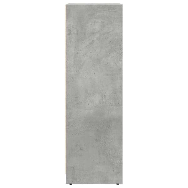 vidaXL Badrumsskåp betonggrå 30x30x95 cm konstruerat trä