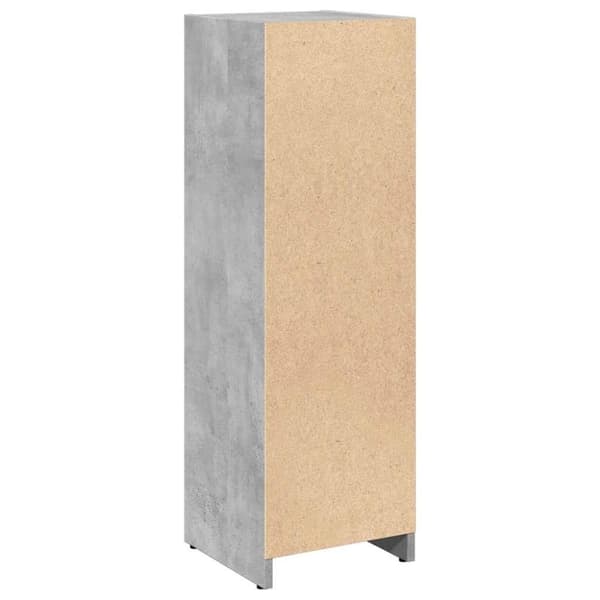vidaXL Badrumsskåp betonggrå 30x30x95 cm konstruerat trä