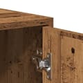 Miniatyrbillede 10 af 11: vidaXL badeværelsesskab 30x30x183,5 cm konstrueret træ antikt træ