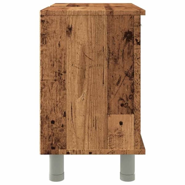 vidaXL Baderomsskap gammelt tre 60x32x53,5 cm konstruert tre
