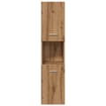 Miniatyrbilde 4 av 11: vidaXL Hengende baderomsskap artisan eik 30x30x130 cm konstruert tre