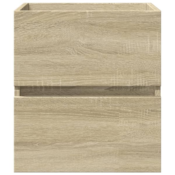 vidaXL skab til håndvask 41x38,5x45 cm konstrueret træ sonoma-eg