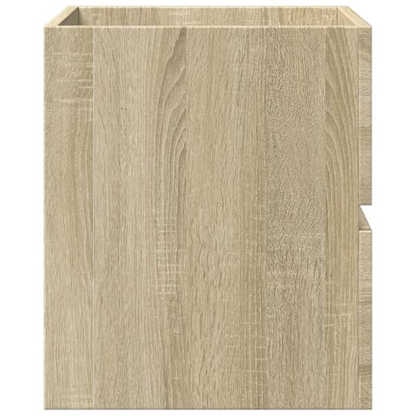 vidaXL skab til håndvask 41x38,5x45 cm konstrueret træ sonoma-eg