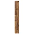 Miniatyrbilde 6 av 11: vidaXL Baderomsskap gammelt tre 32x25,5x190 cm konstruert tre