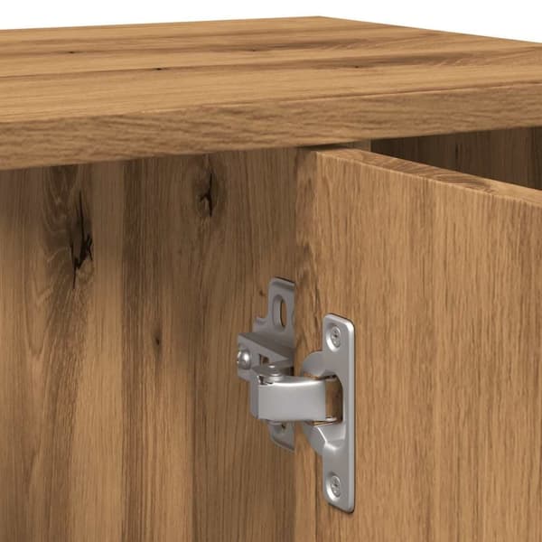 vidaXL badeværelsesskab 60x32x53,5 cm konstrueret træ kunsteg