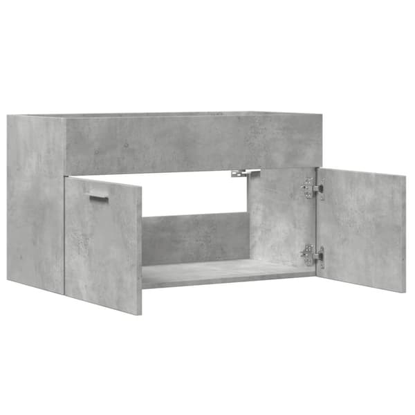 vidaXL underskab til håndvask 90x38,5x46 cm konstrueret træ betongrå