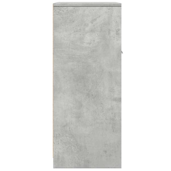 vidaXL badeværelsesskab 60x33x80 cm konstrueret træ betongrå