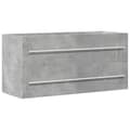Miniatyrbillede 3 af 11: vidaXL vaskeskab 100x38,5x48 cm spånplade betongrå