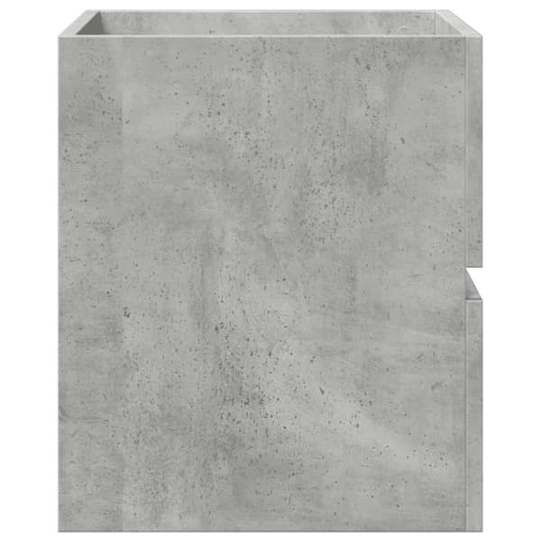 vidaXL skab til håndvask 41x38,5x45 cm konstrueret træ betongrå