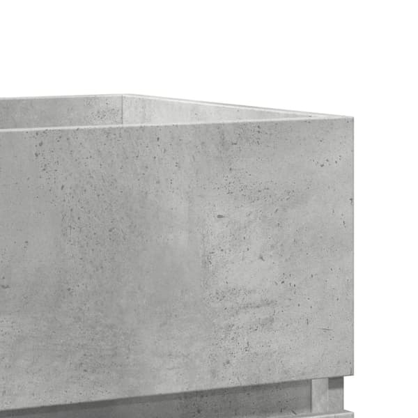 vidaXL skab til håndvask 41x38,5x45 cm konstrueret træ betongrå
