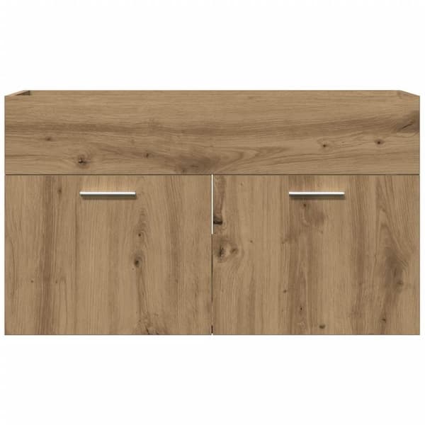 vidaXL underskab til håndvask 90x38,5x46 cm konstrueret træ kunsteg