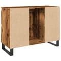 Miniatyrbillede 7 af 11: vidaXL underskab til badeværelse 80x33x60cm konstrueret træ antikt træ