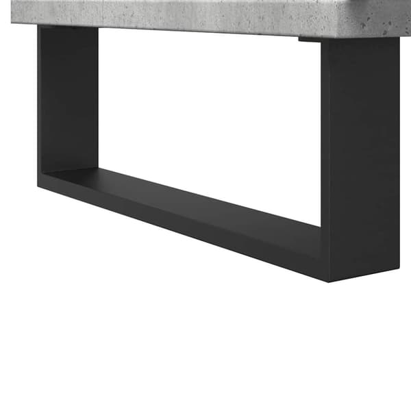 vidaXL Tvättställsskåp betonggrå 80x33x60 cm konstruerat trä