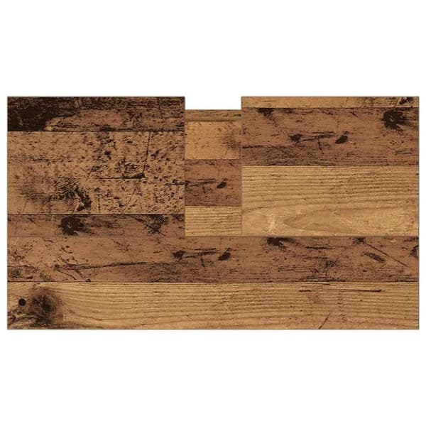 vidaXL Kylpyhuoneen kaappi vanha puu 58x33x60 cm tekninen puu