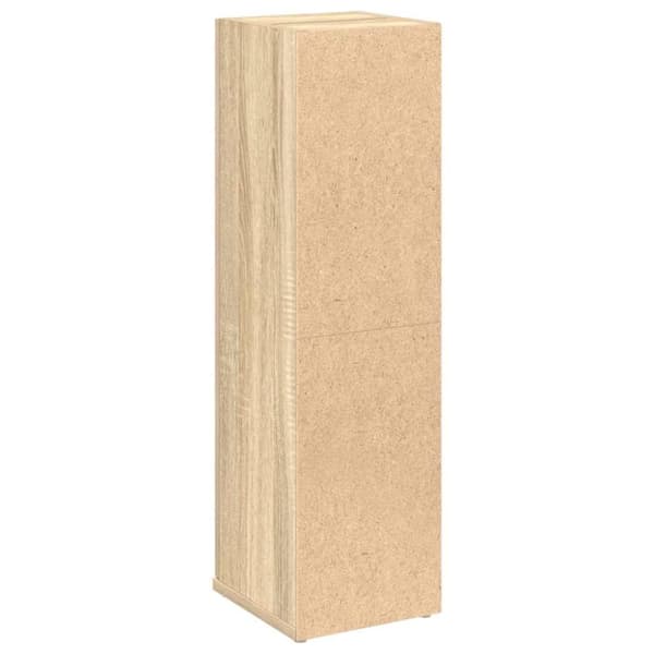 vidaXL Baderomsskap med rulleholder sonoma eik 20,5x22x72 cm