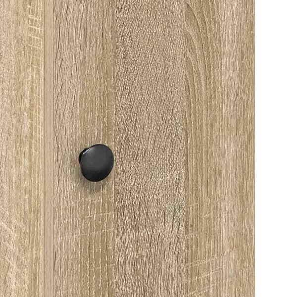vidaXL Baderomsskap med rulleholder sonoma eik 20,5x22x72 cm