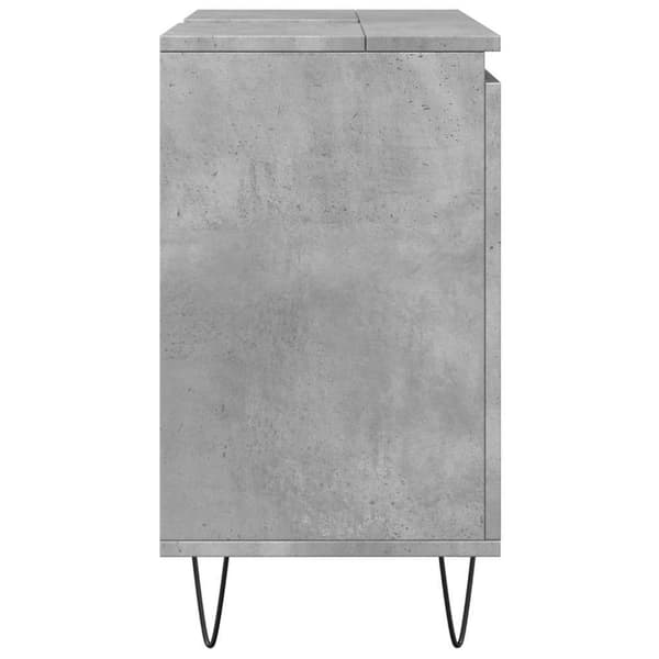 vidaXL Badrumsskåp betonggrå 58x33x60 cm konstruerat trä