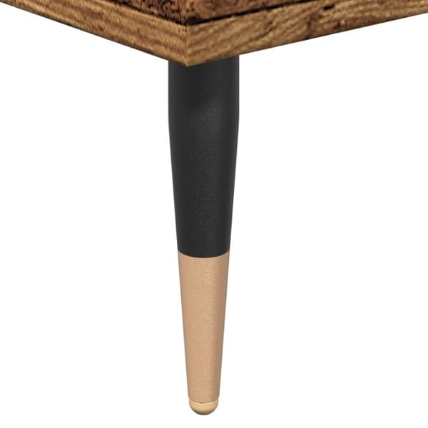 vidaXL Badrumsskåp gammalt trä 80x33x60 cm konstruerat trä
