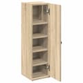 Miniatyrbillede 6 af 11: vidaXL badeværelsesskab med rulleholder 20,5x22x72 cm sonoma-eg