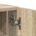 Miniatyrbillede 11 af 11: vidaXL badeværelsesskab med rulleholder 20,5x22x72 cm sonoma-eg