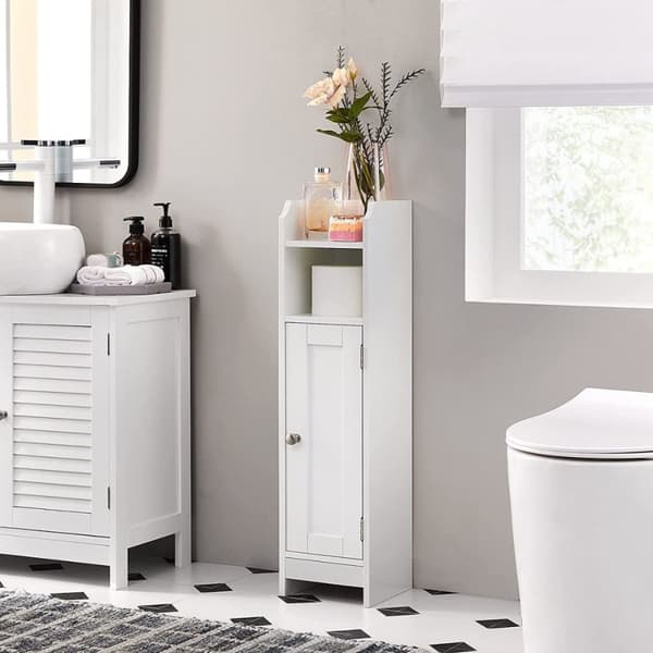 Liten förvaringsenhet 1 nisch, 1 dörr, 1 hylla - H80 cm