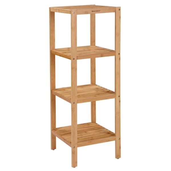Badrumshylla med 4 hyllplan - H96 cm