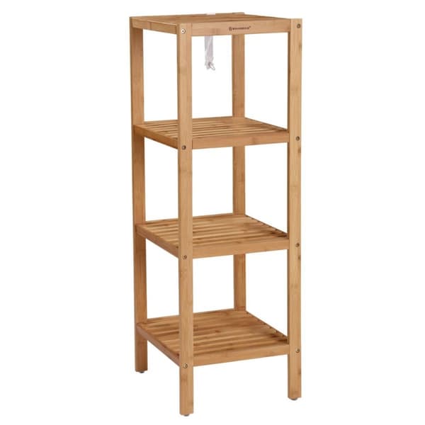 Badrumshylla med 4 hyllplan - H96 cm