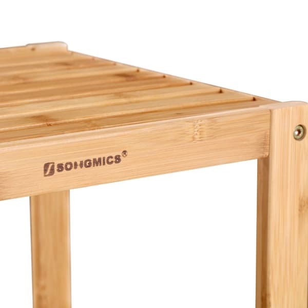 Badrumshylla med 4 hyllplan - H96 cm