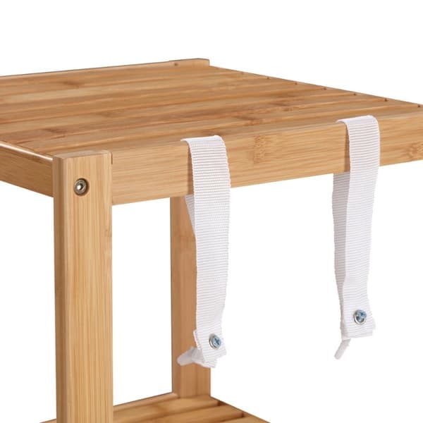 Badrumshylla med 4 hyllplan - H96 cm