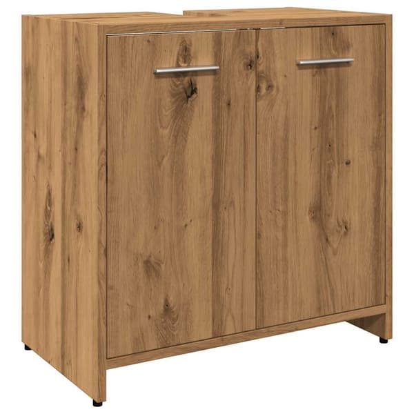 Tvättställsskåp artisan ek 60x33x60 cm konstruerat trä