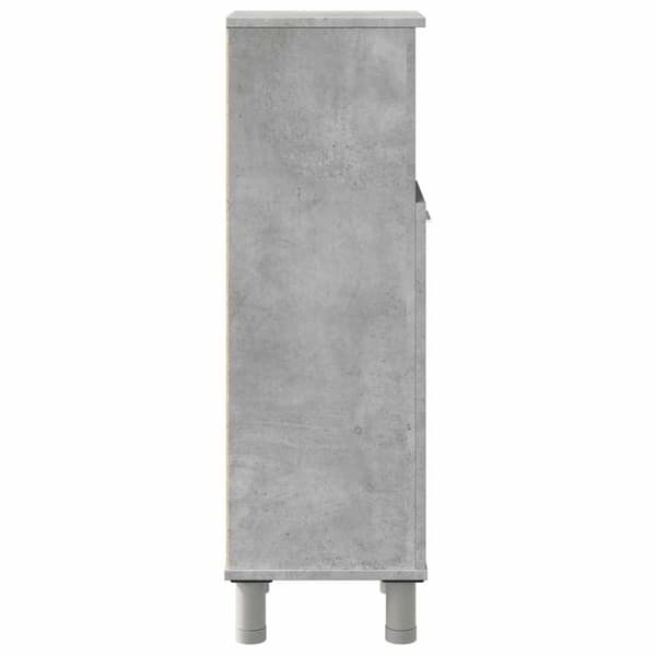vidaXL Kylpyhuonekaappi betoninharmaa 30x30x95 cm lastulevy