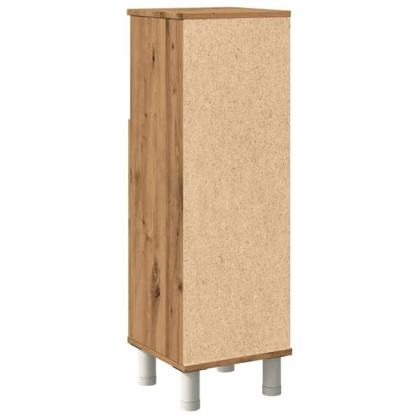 vidaXL Baderomsskap artisan eik 30x30x95 cm konstruert tre