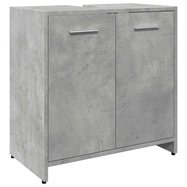 vidaXL Tvättställsskåp betonggrå 60x33x60 cm konstruerat trä