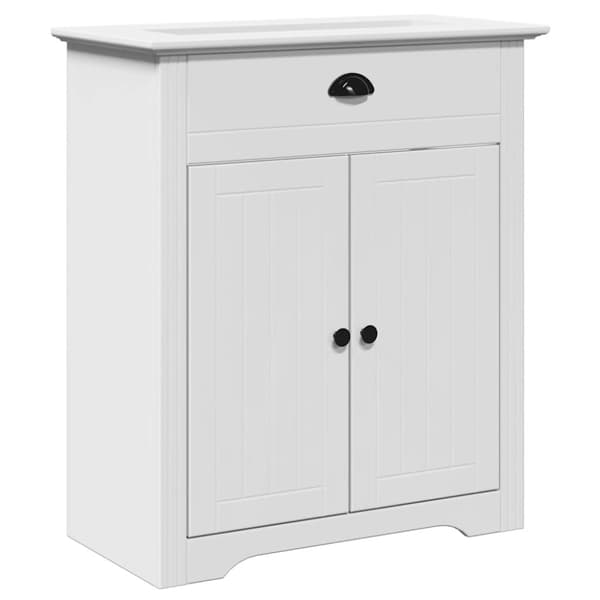 vidaXL Tvättställsskåp BODO vit 70x35x80 cm