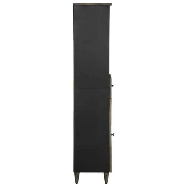vidaXL Baderomsskap 38x33x160 cm heltre mango