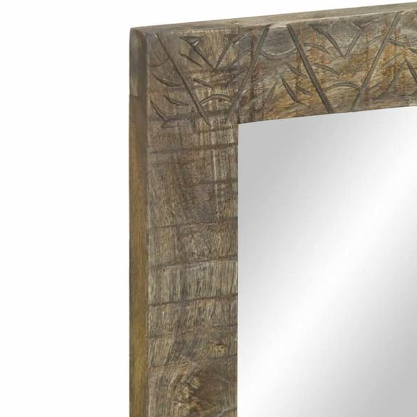 vidaXL Baderomsspeil 50x2,5x70 cm heltre mango