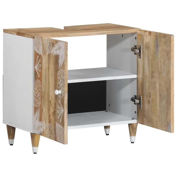 vidaXL Servantskap 62x33x58 cm heltre mango