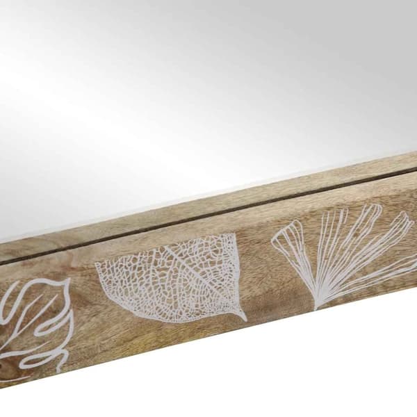vidaXL Badrumsspegel 50x3x70 cm mango i massivt trä