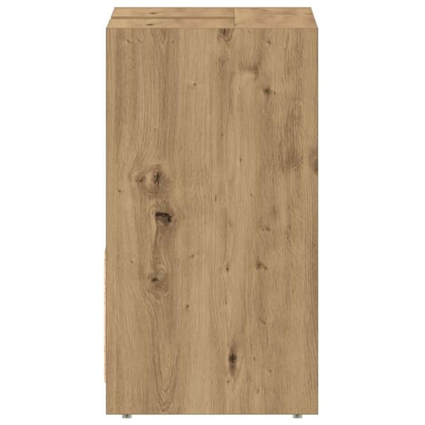 vidaXL Badeservantskap artisan eik 60x33x60 cm konstruert tre