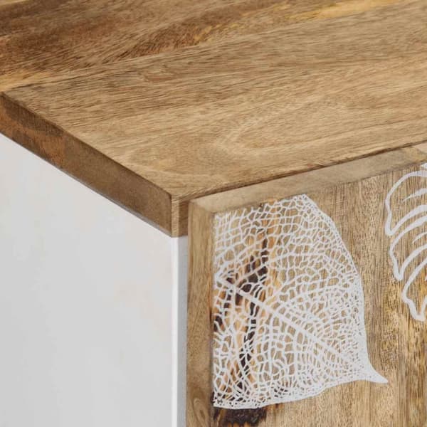 vidaXL Baderomsskap 38x33,5x58 cm heltre mango