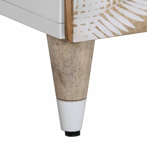 vidaXL Baderomsskap 38x33,5x58 cm heltre mango