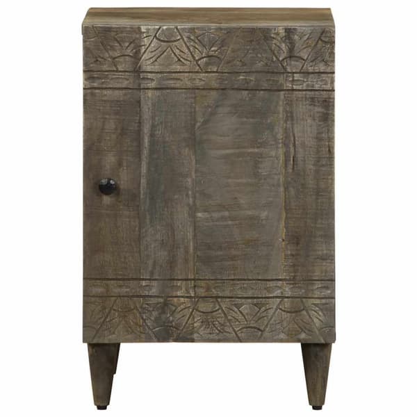 vidaXL Baderomsskap 38x33x58 cm heltre mango