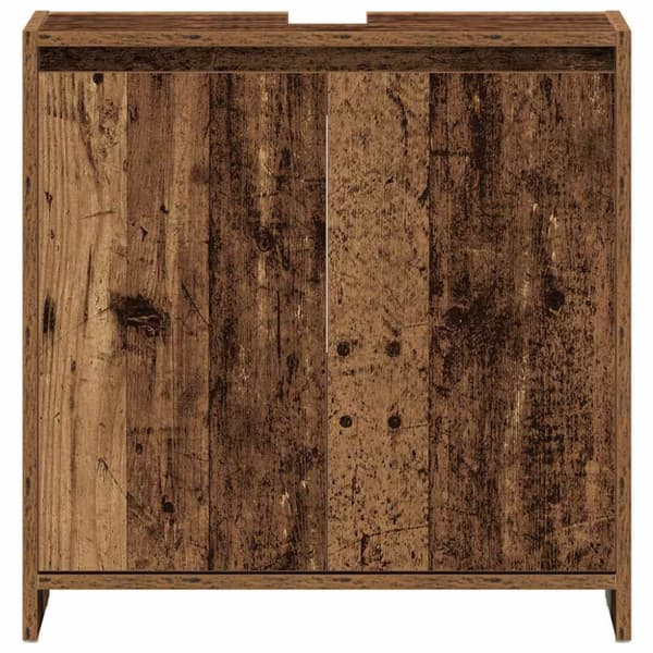 vidaXL Servantskap gammelt tre 60x33x60 cm konstruert tre