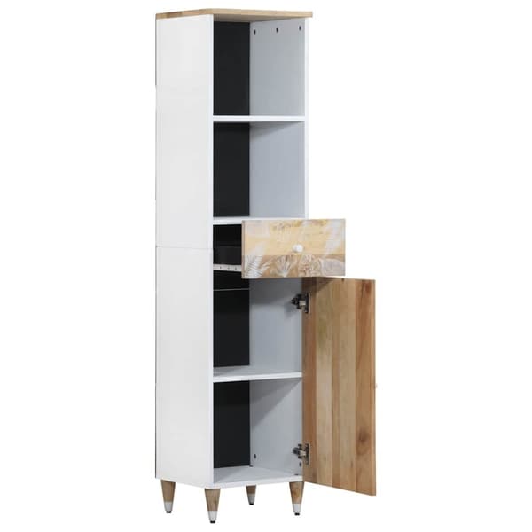 vidaXL Baderomsskap 38x33,5x160 cm heltre mango