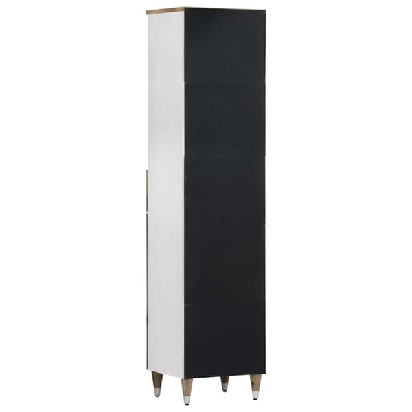 vidaXL Baderomsskap 38x33,5x160 cm heltre mango